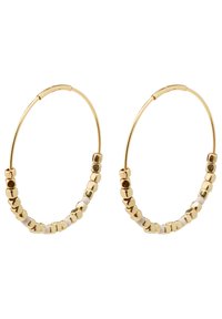 ROMINA BEADS HOOP - Uhani - gold plated