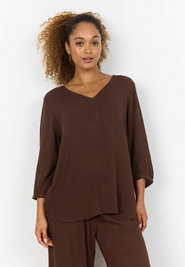 SC-RUTH TOP 1 - Bluse - coffee
