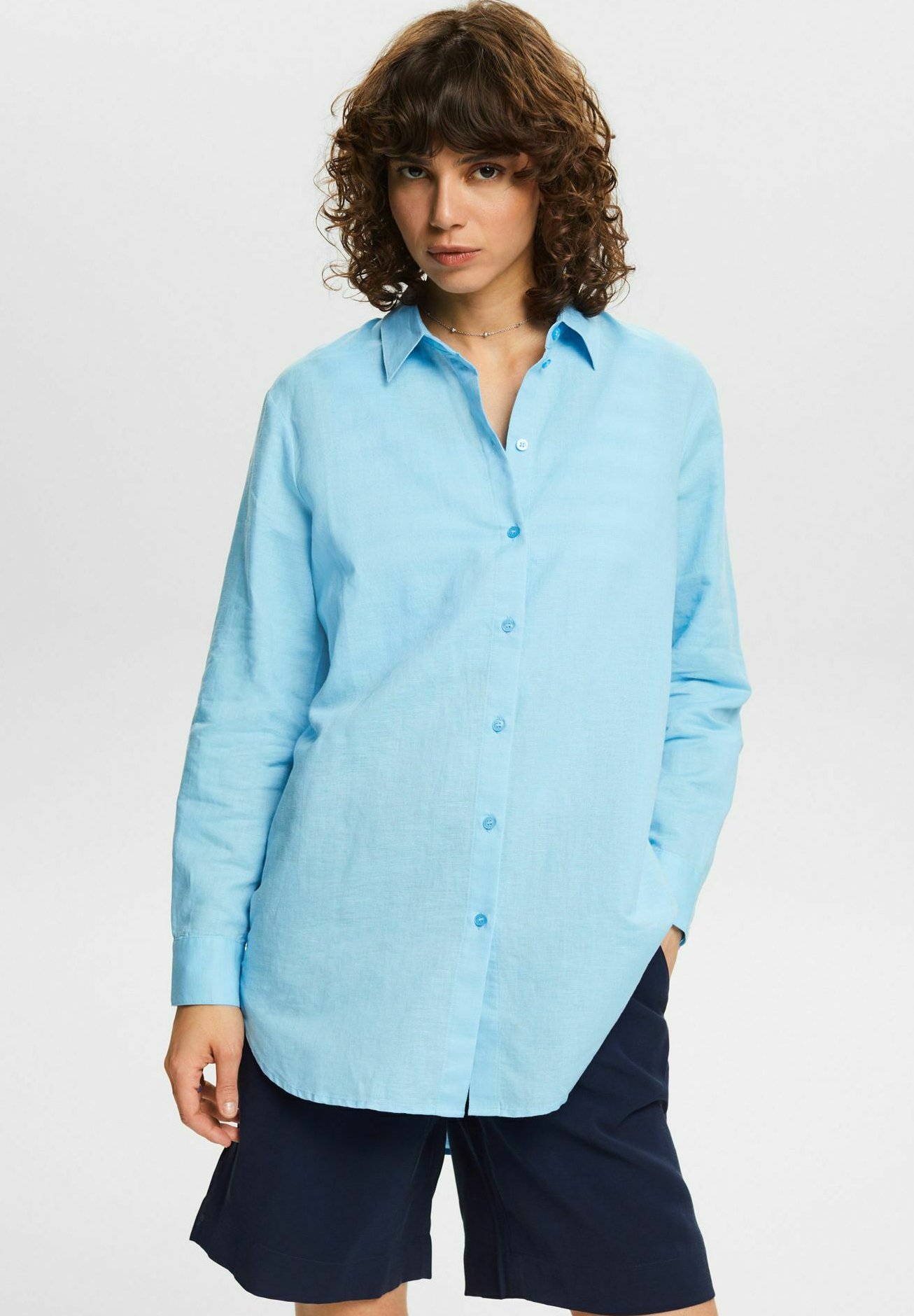 Timeson Haut Tunique Turquoise Plissé – Femme Taille 3X – Neuf Avec étiquette