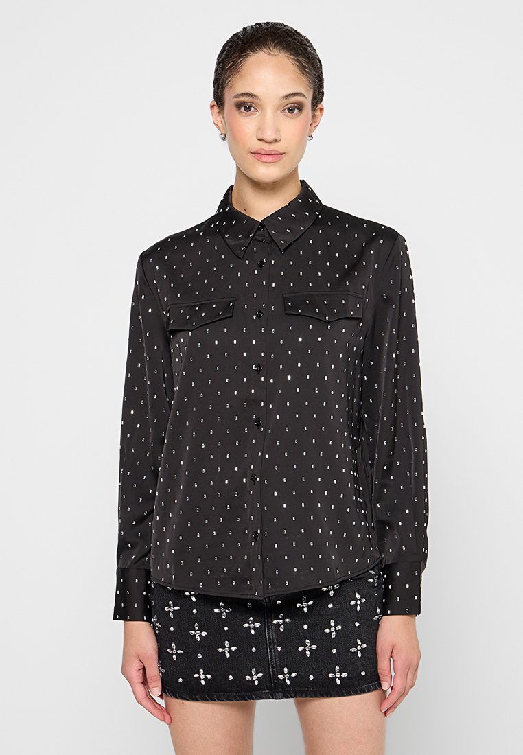 Maje Overhemdblouse zwart Maje Overhemdblouse zwart