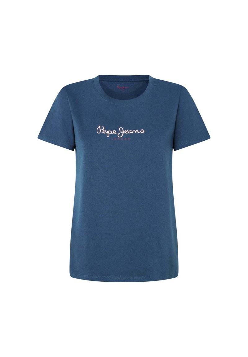 Pepe Jeans T-shirt print blauw
