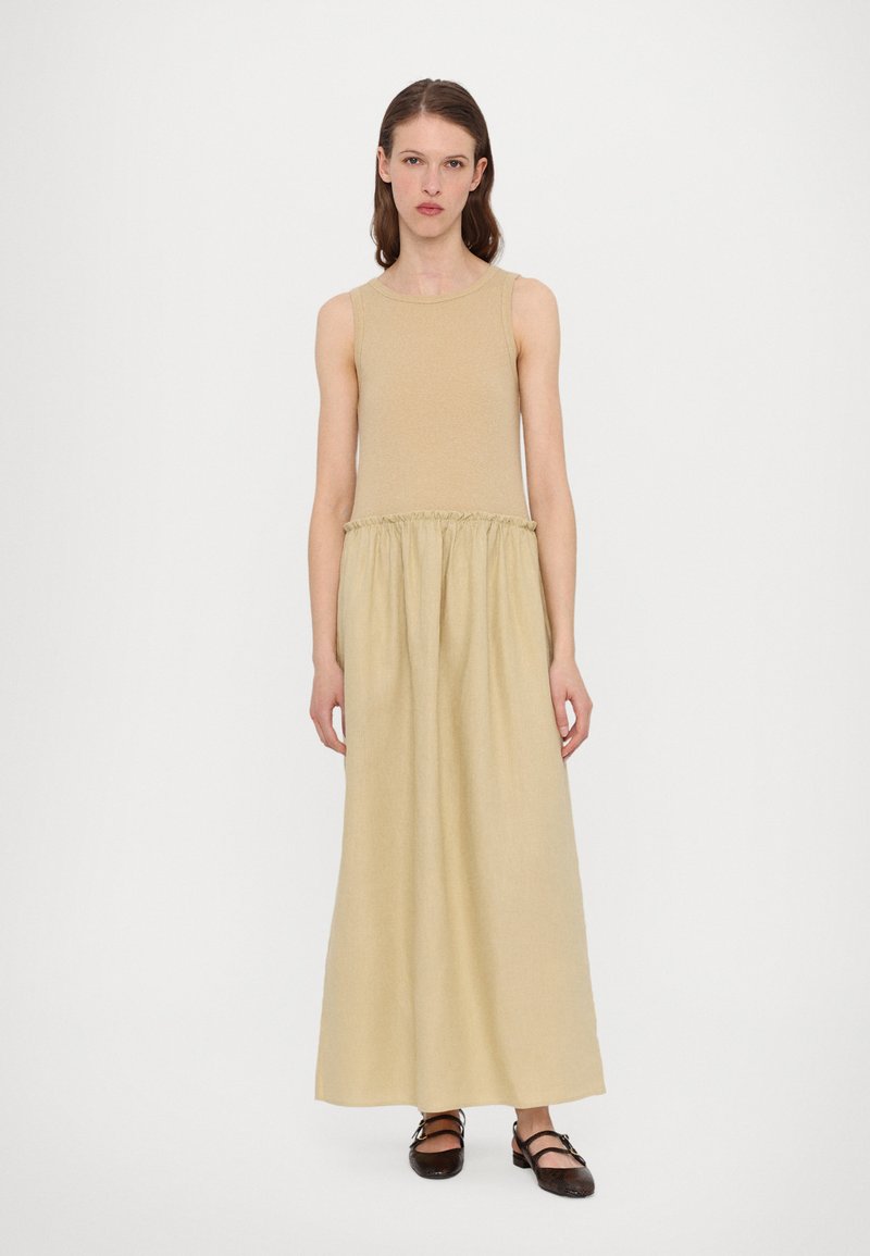 Per Donna Canotta A Canotta Volant Traforato Semplice Quotidiano Casual Senza Maniche Scollo A V Top Regolari Quotidiano Volant Traforato Bianco Giallo Rosa Verde Azzu P11870089