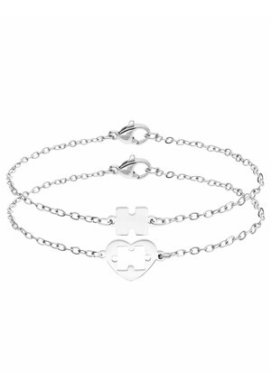 MODERN LOOK SET - Armband - silver-coloured