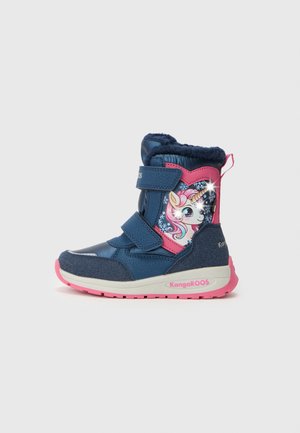 KangaROOS CALUM V RTX - Kotníková obuv - blue/daisy pink
