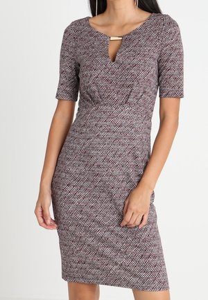 Vestido de tubo - bordeaux