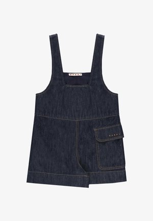 Marni, SALOPETTE CON LOGO - Tuta jumpsuit - blu