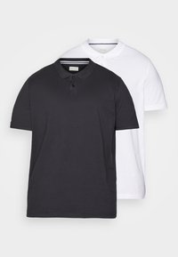 BASIC 2 PACK - Polosärk - white/black