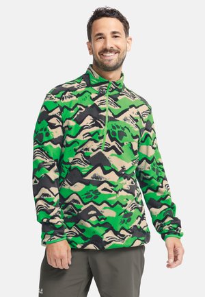 PAW ERA 100 PRINT HZ M - Fleecepullover - mountain paw lizard