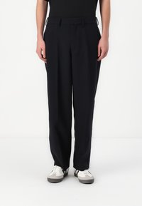 Abercrombie & Fitch Baggy Trouser - Bukser - casual black