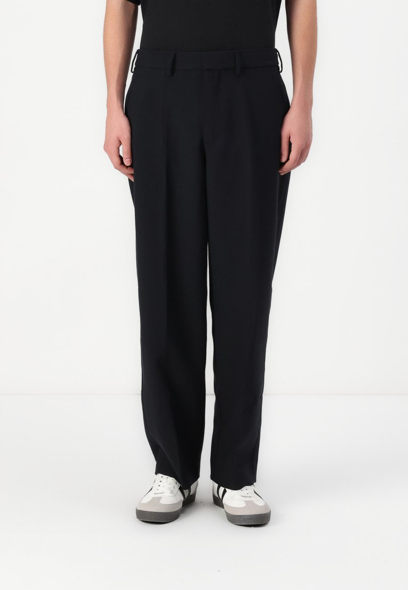 Abercrombie & Fitch Baggy Trouser - Bukser - casual black