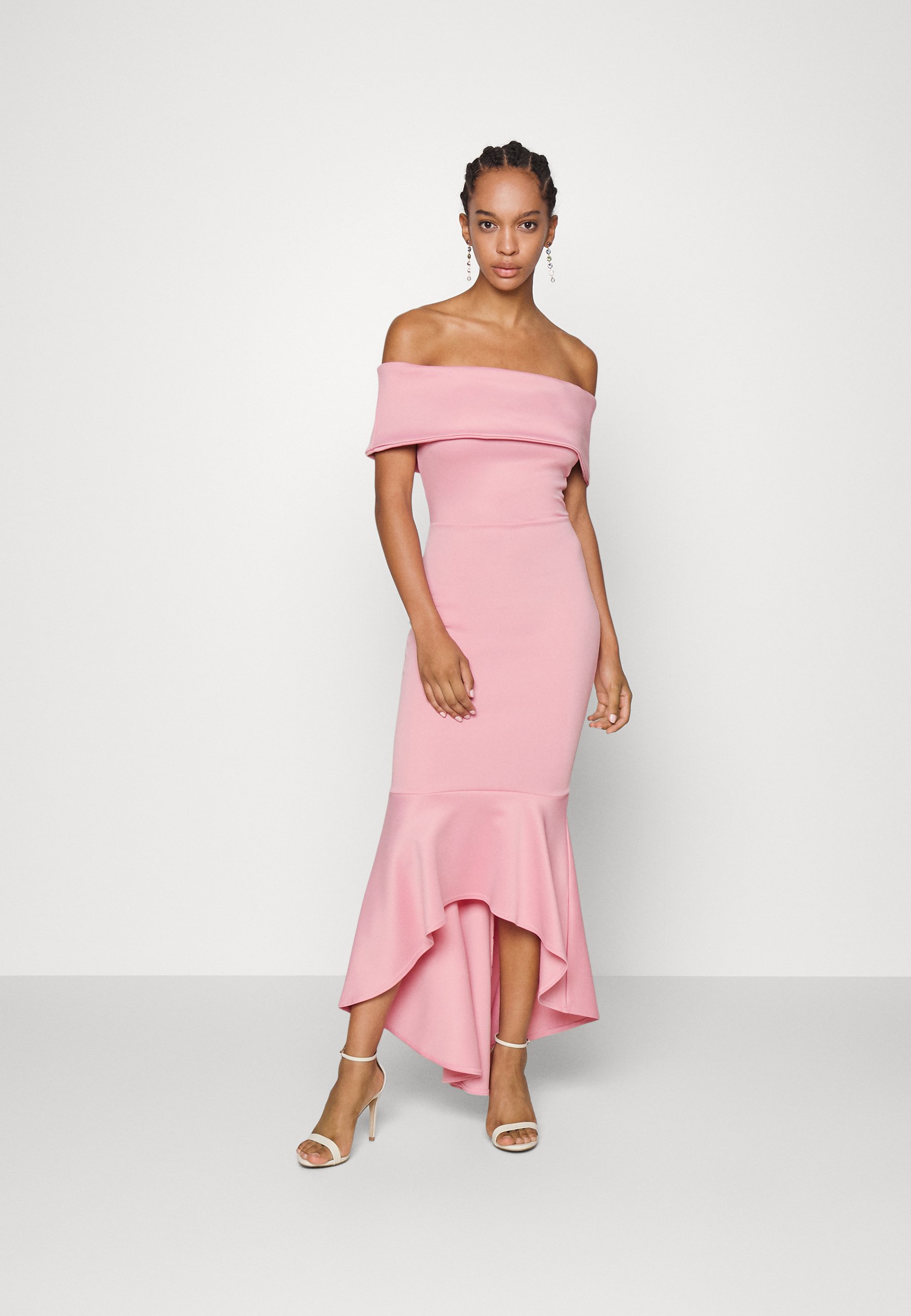 IN THE STYLE BARDOT STYLE MIDI FRILL 