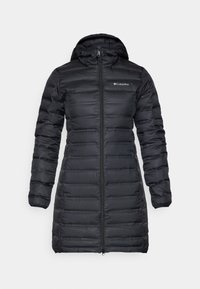 LAKE 22™ LONG HOODED JACKET - Kaput ispunjen paperjem - black