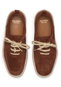 FRED MARTIN COLLECTION MYKONOS - Espadrillas - red brown suede