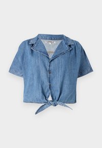 ONLPAULA TIE SHIRT - Užsagstoma palaidinė - medium blue denim