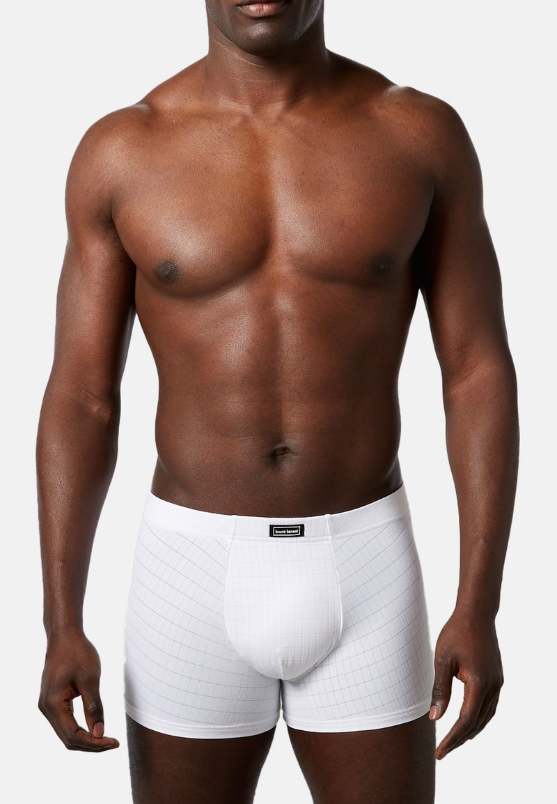 Bruno Banani 2ER PACK CHECK LINE 2.0 - Boxerkalsong - weiß karo