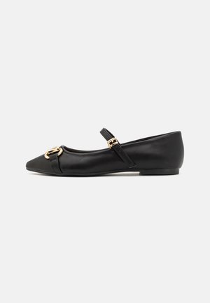 Anna Field Wide Fit Balerinos tipo bateliai su dirželiu ties kulkšnimi - black