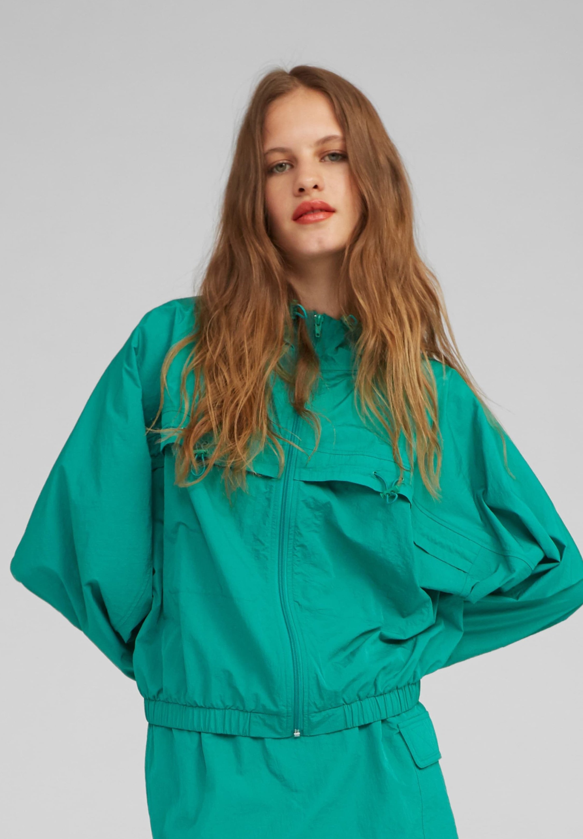 green summer jacket