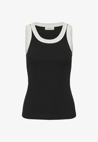 No seleccionado, black whisperwhite rib trim