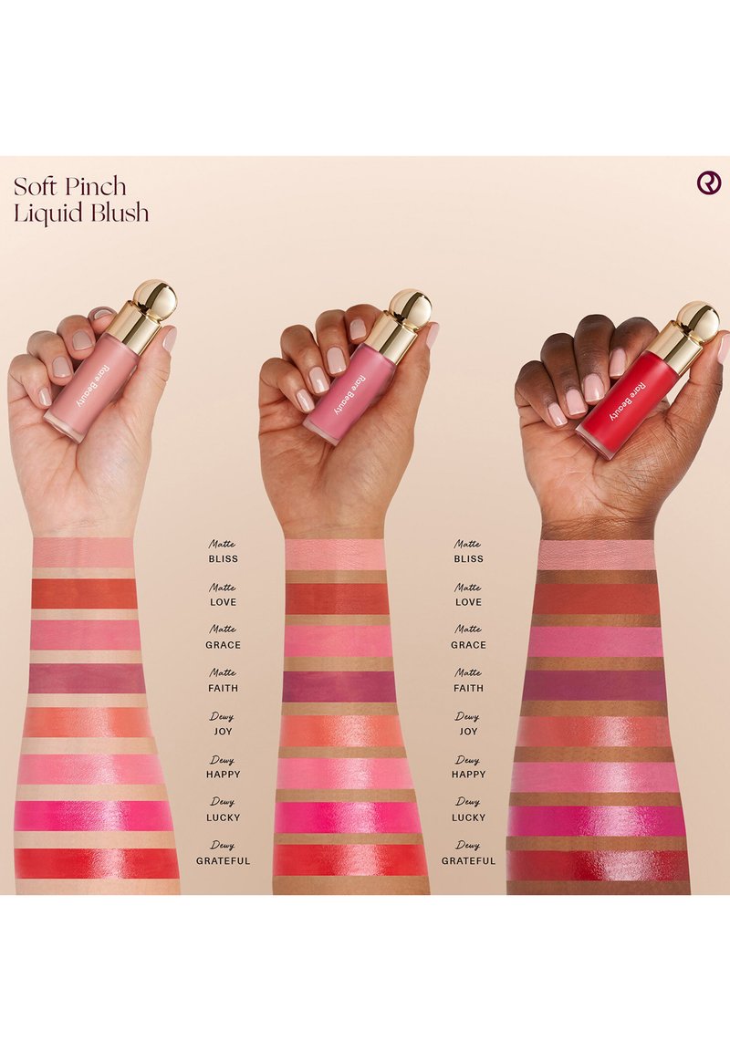 Damen Teint | Rare Beauty SOFT PINCH LIQUID BLUSH Rouge Grateful/dunkelrot - BY28553 Damen Teint | Rare Beauty SOFT PINCH LIQUID BLUSH Rouge Grateful/dunkelrot - BY28553