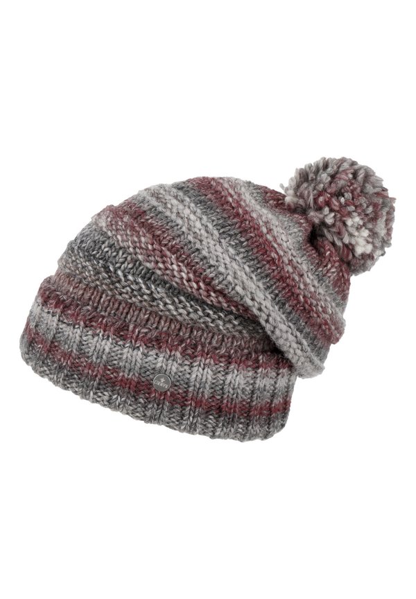 FAUSKE BOMMEL - Mütze - grau rot