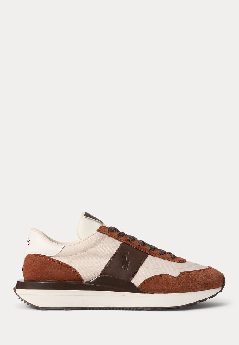 Polo Ralph Lauren TRAIN 89 SUEDE-PANELED SNEAKER UNISEX - Sportbačiai - classic tan/cinnamon