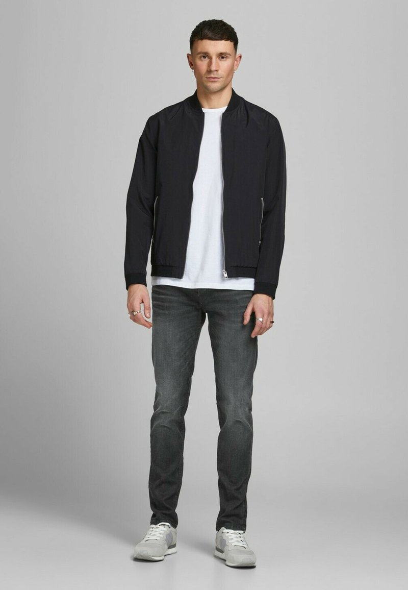 Herren Skinny Fit | Jack & Jones Jeans Slim Fit dunkelgrau - YH10200 Herren Skinny Fit | Jack & Jones Jeans Slim Fit dunkelgrau - YH10200
