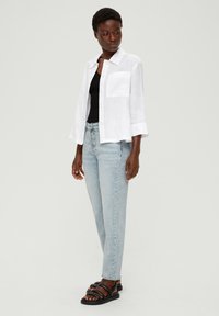 s.Oliver EN STRETCH - Jean droit - blassblau