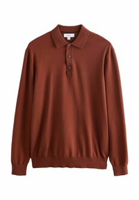 Next REGULAR FIT - Hosszú ujjú felső - orange terracotta