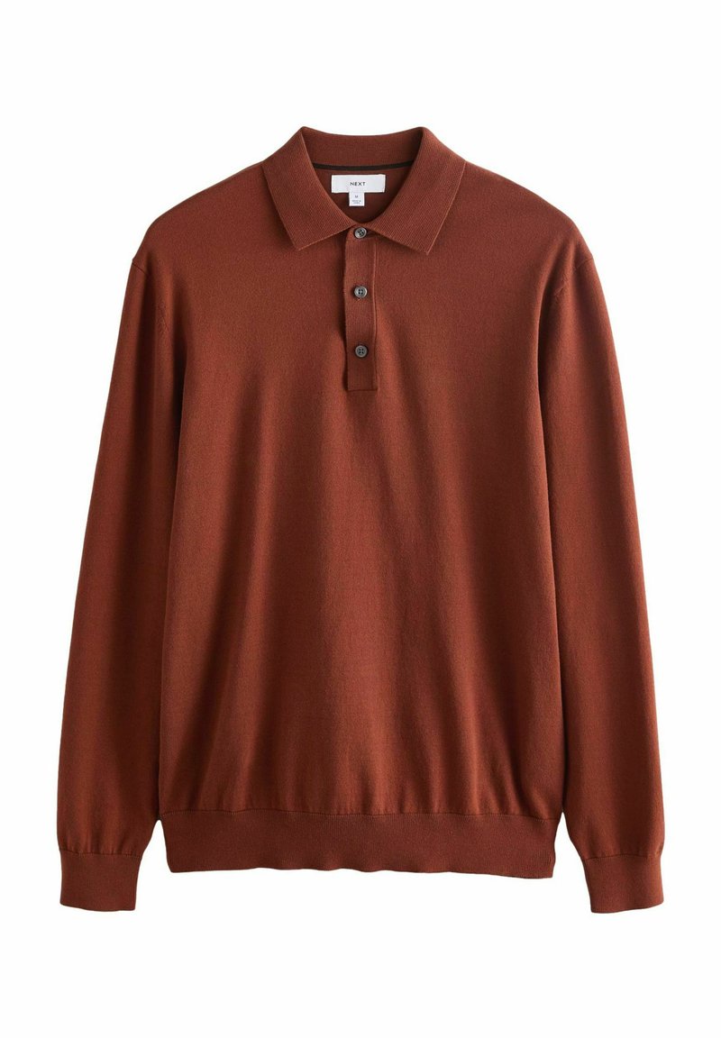 Next REGULAR FIT - Hosszú ujjú felső - orange terracotta