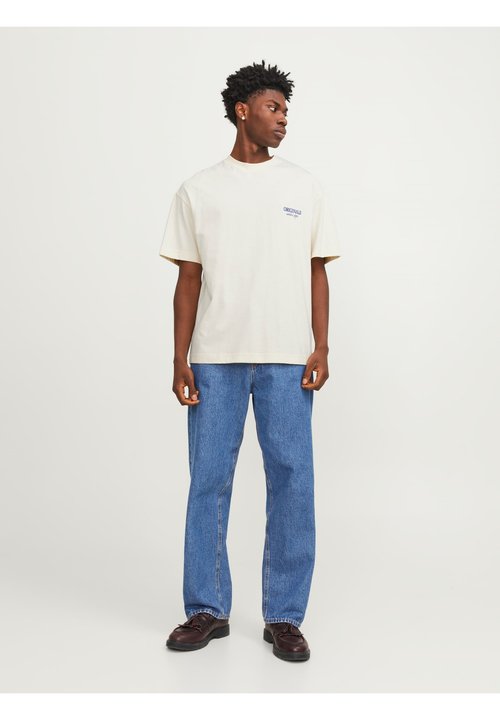 Jack & Jones Jorvesterbro Picture Tee Ss Crew Neck Sn, Zwart/Detail: aw24, M