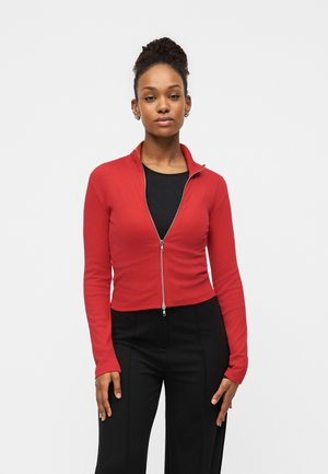 Even&Odd Cardigan - chinese red