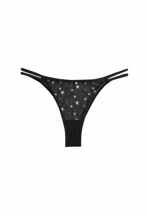 EMBROIDERED COPPAFEEL! KNICKERS   - Stringid - black