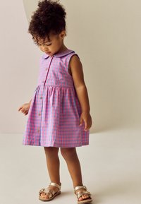 Next REGULAR FIT - SLEEVELESS COLLAR - Paitamekko - pink purple check