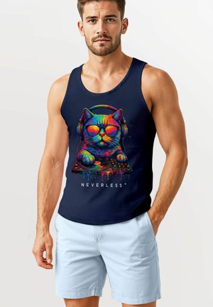 TANK-DJ KATZE MUSIK FESTIVAL EDM - Top - navy