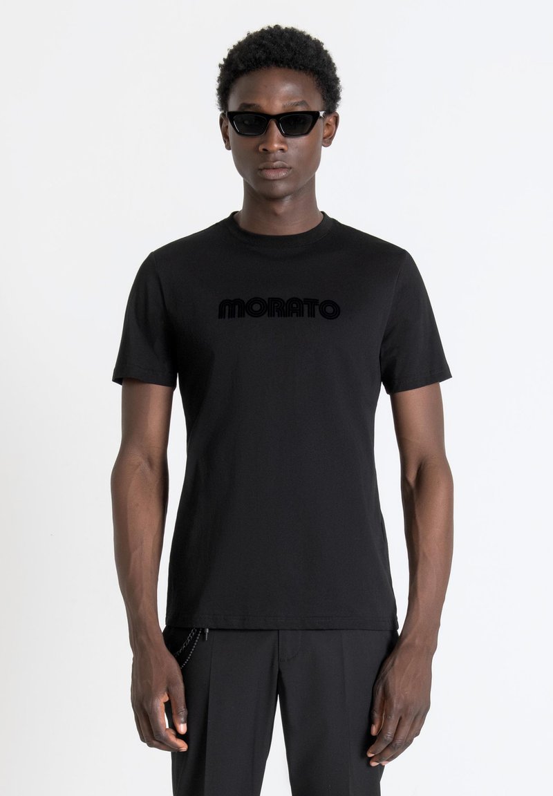 Antony Morato SLIM FIT T-SHIRT - Camiseta estampada - black