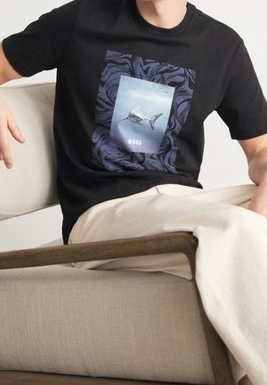 T-Shirt print - black