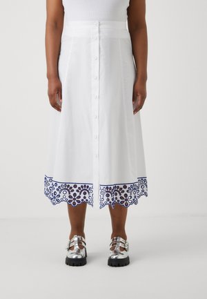 A-line skjørt - bianco