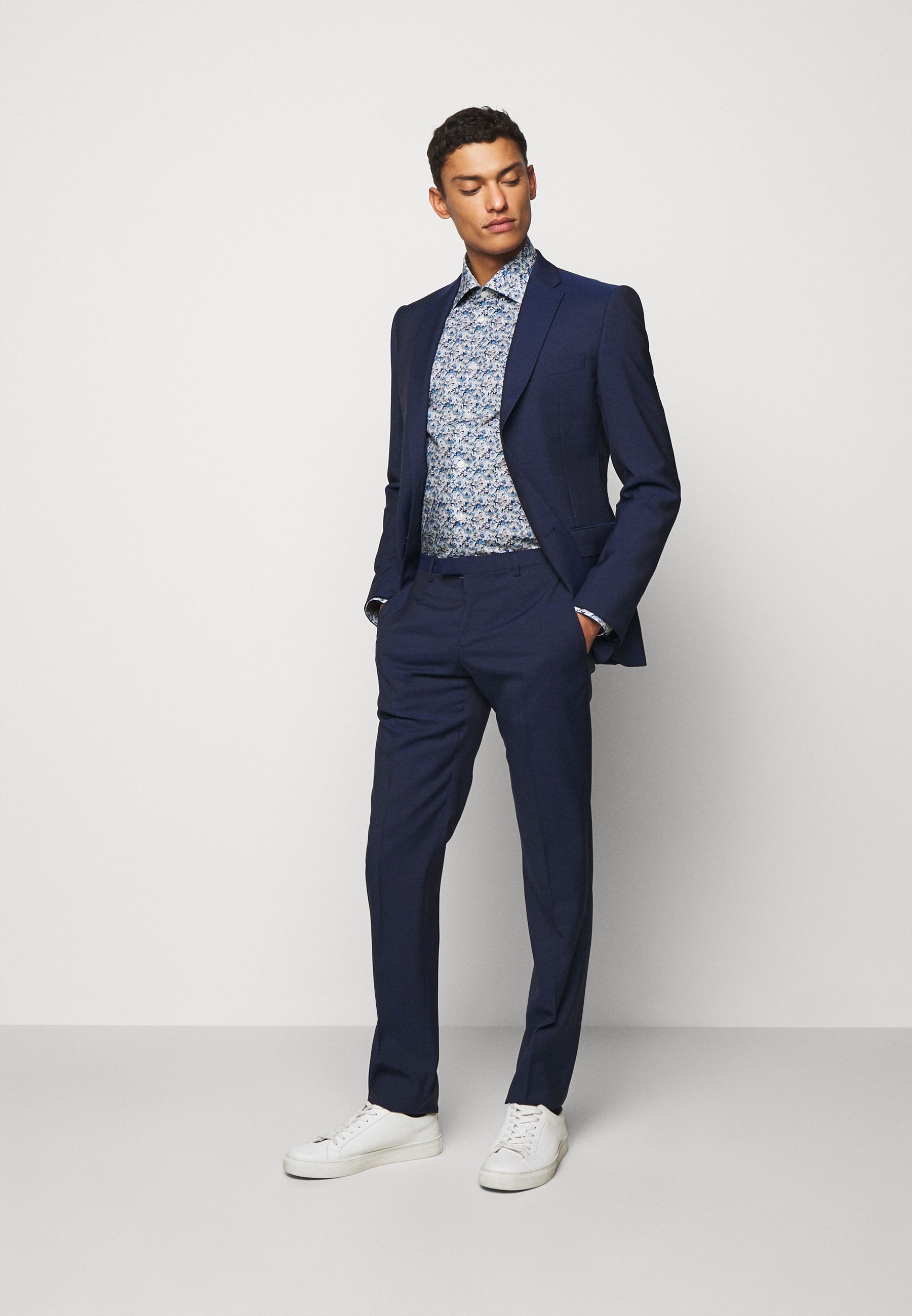 Eton SLIM STAINED GLASS FLORAL - Shirt 