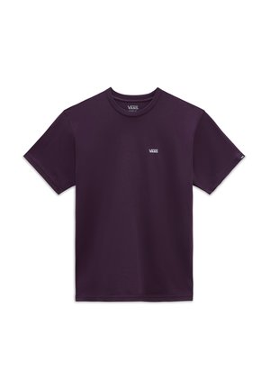 Vans LEFT CHEST LOGO TEE - T-shirt basic - blackberry wine