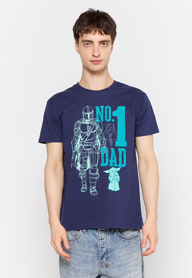 Star Wars T-shirt print donkerblauw