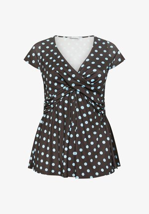 Yours Clothing, WOMEN'S GOING OUT TOPS - Camicetta - chocolate