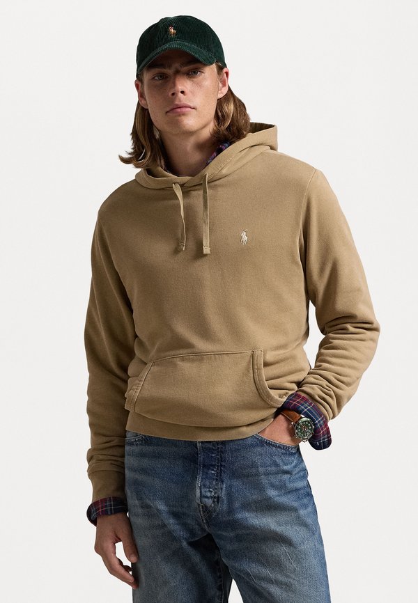 LOOPBACK HOODIE - Hoodie - desert khaki