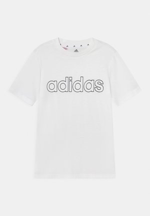 LIN UNISEX - T-shirt imprimé - white/black