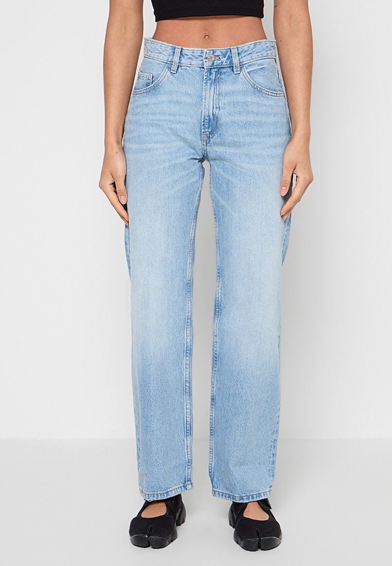 Mango Straight leg jeans blauw