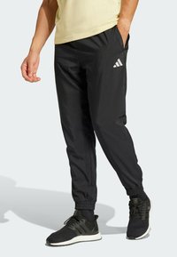 adidas Sportswear - ESSENTIALS SMALL STANFORD - Pantalon de survêtement - black   white Image miniature 1