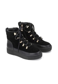 Kazar Botines con plataforma - black