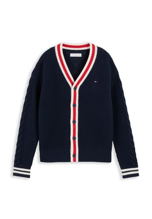 Tommy Hilfiger, CABLE UNISEX - Ζακέτα - dark blue