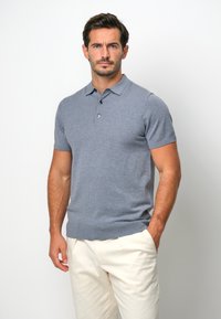 PROFUOMO SHORT SLEEVE - Piké - blue
