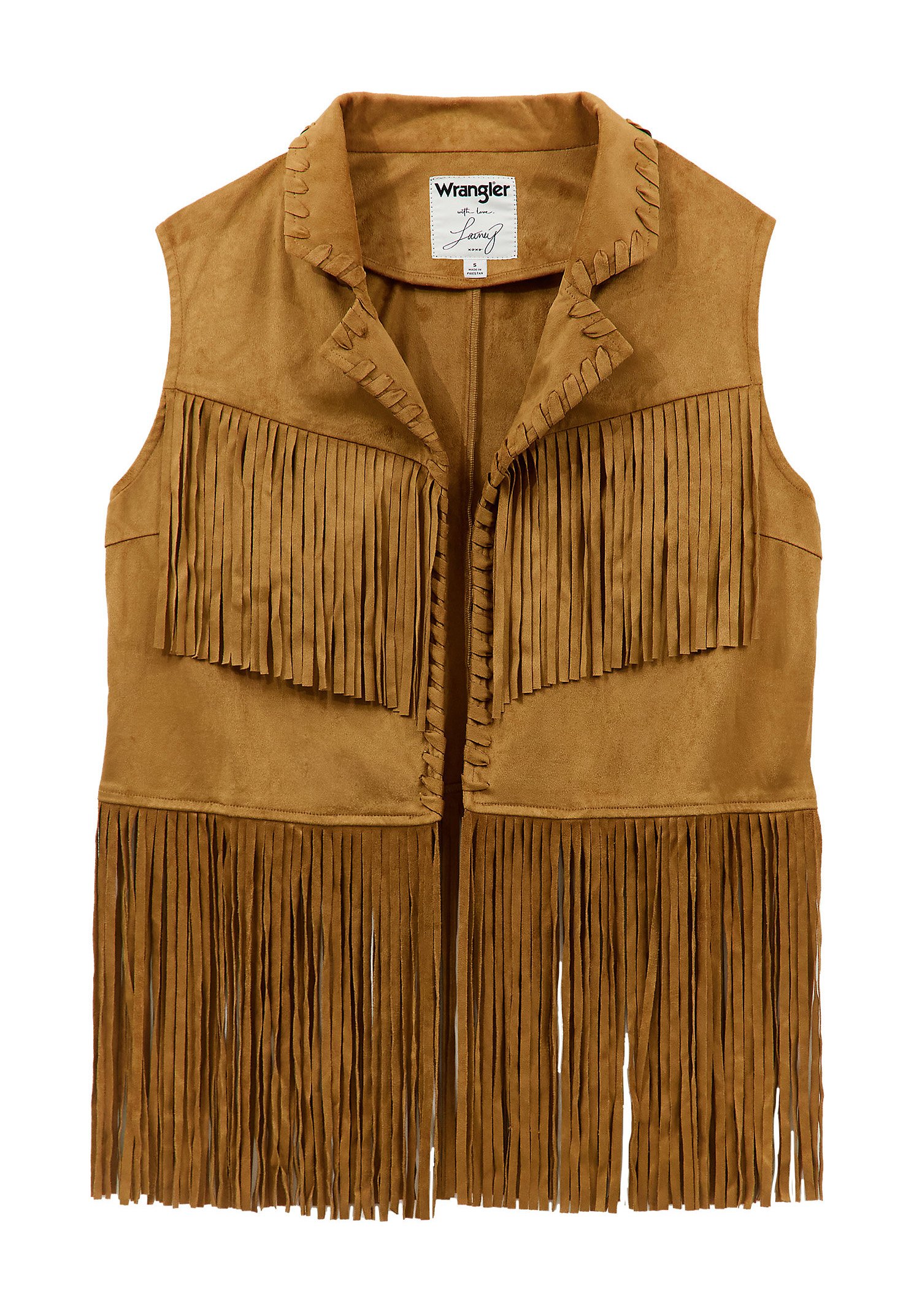 FRINGE VEST SET SUEDE JACKET ブラウンM Morgan Men's Brown Suede Leather Fringe Vest - NYC Jackets