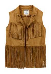 Wrangler WRANGLER X LAINEY WILSON FESTIVAL FRINGE VEST - Vest - bone brown